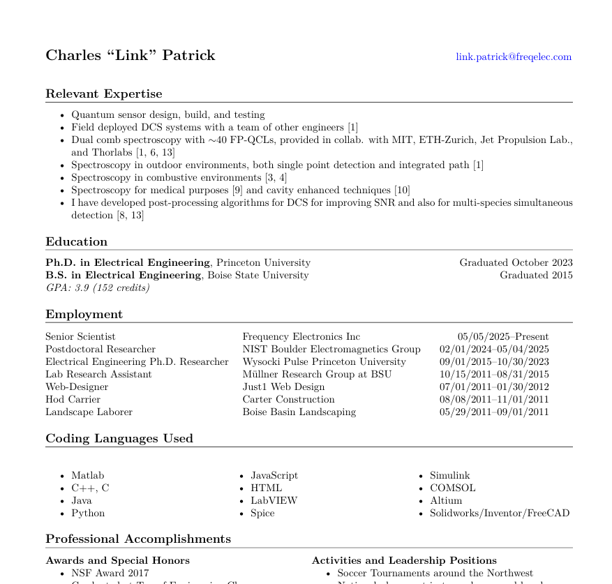 CV Preview